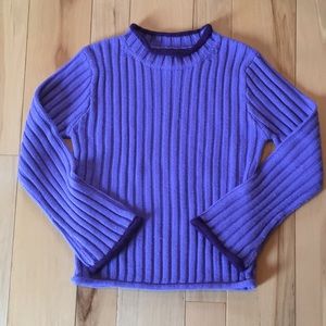 SO Pipe Striped Sweater - blue/lavender - medium